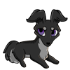 A Dark Floppy Ear Zorvic Plush Opal [g3]'s favorite toy