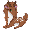 A Deer Preat Plush - Male Mocha's favorite toy