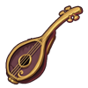 A Wooden Lute Hades's favorite toy