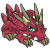 A Red Dragon Plush Laena Velaryon's favorite toy
